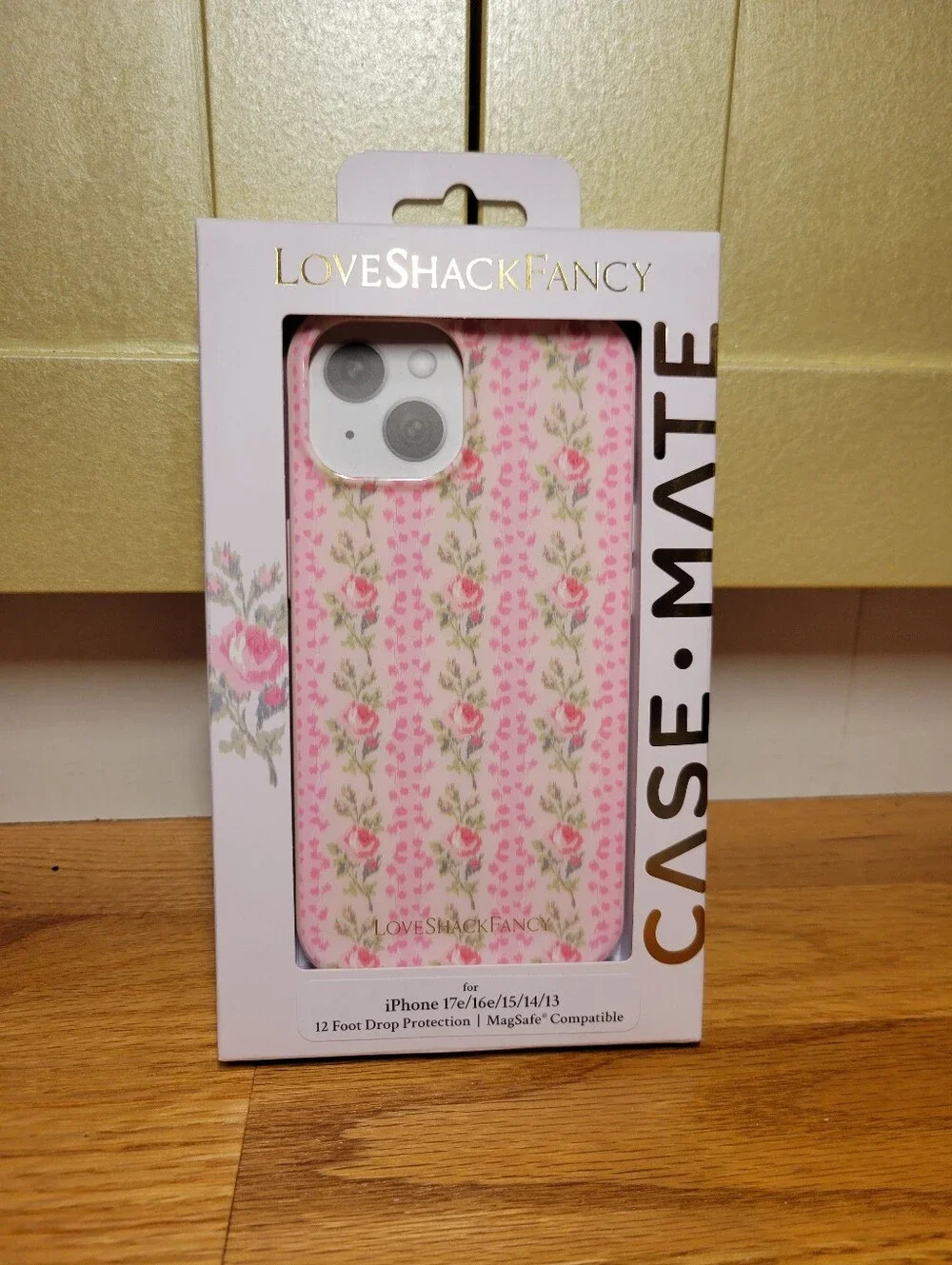 NWT Case-Mate x LoveShackFancy Blooming Heirloom iPhone 17e/16e/15/14/13 Case